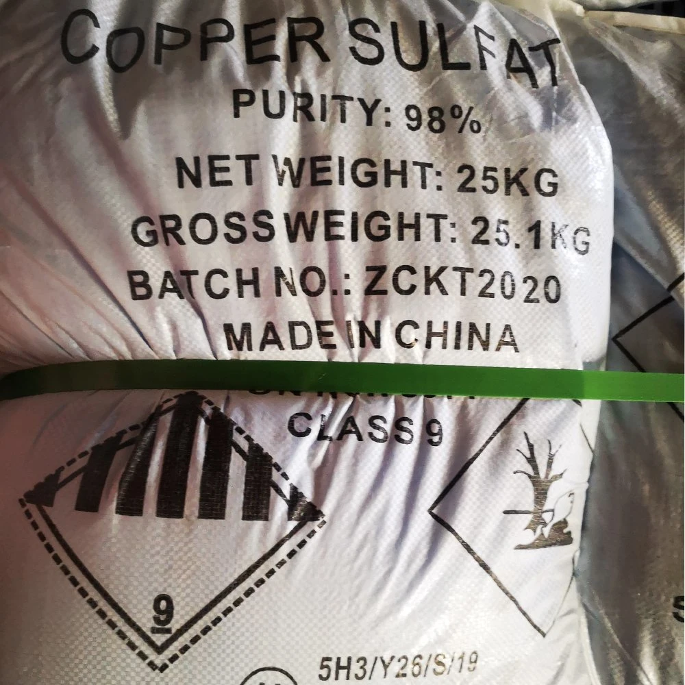 Hot Sale High quality/High cost performance  Copper (II) Sulfate of China CAS: 7758-98-7