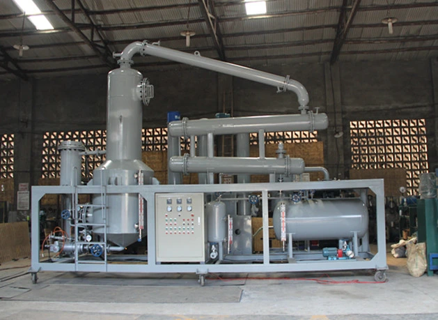 Oil Recycling Plant, Change Black Engine Oil to Yellow Base Oil