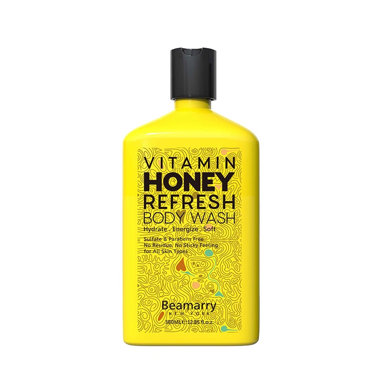 380ml Vitamin Honey Body Wash Shower Gel Adults Female Male Body Skin Care Products