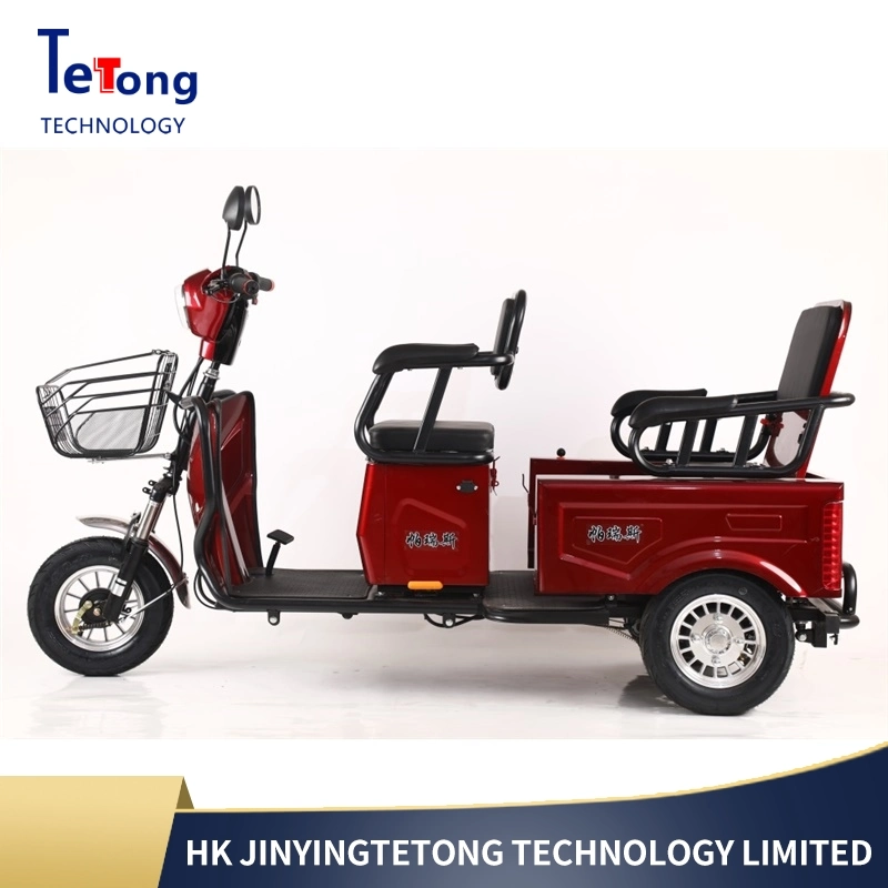 The Folding Electric Tricycle Can Carry Both People and Things