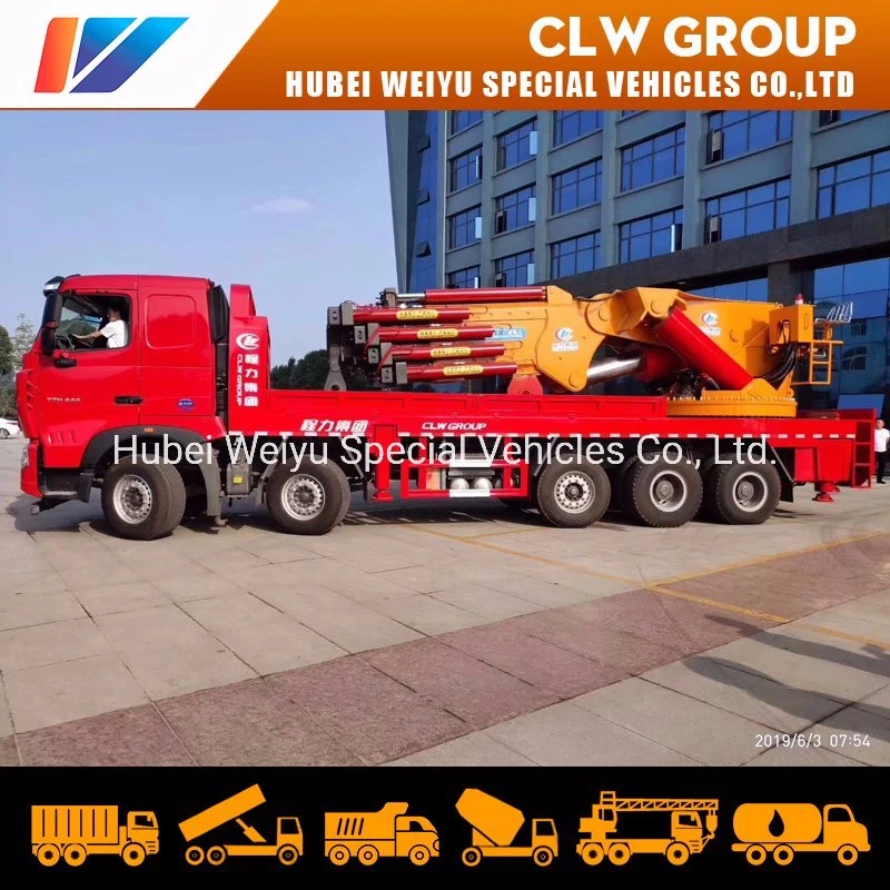 Army Use HOWO 10*4 Military 80t 100t 120t 150t Heavy Duty Truck Mounted Crane Truck