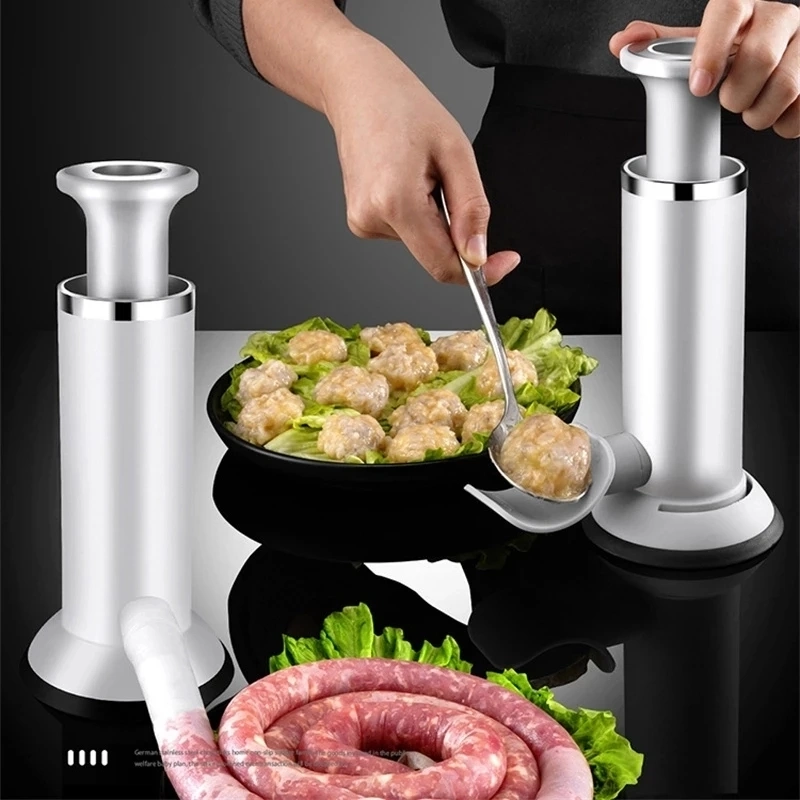 Настраиваемый логотип колбасных тюка машина Meatball Maker прибора пластиковой ручной кухонные комбайны кухонные инструменты дома бумагоделательной машины для сосисок