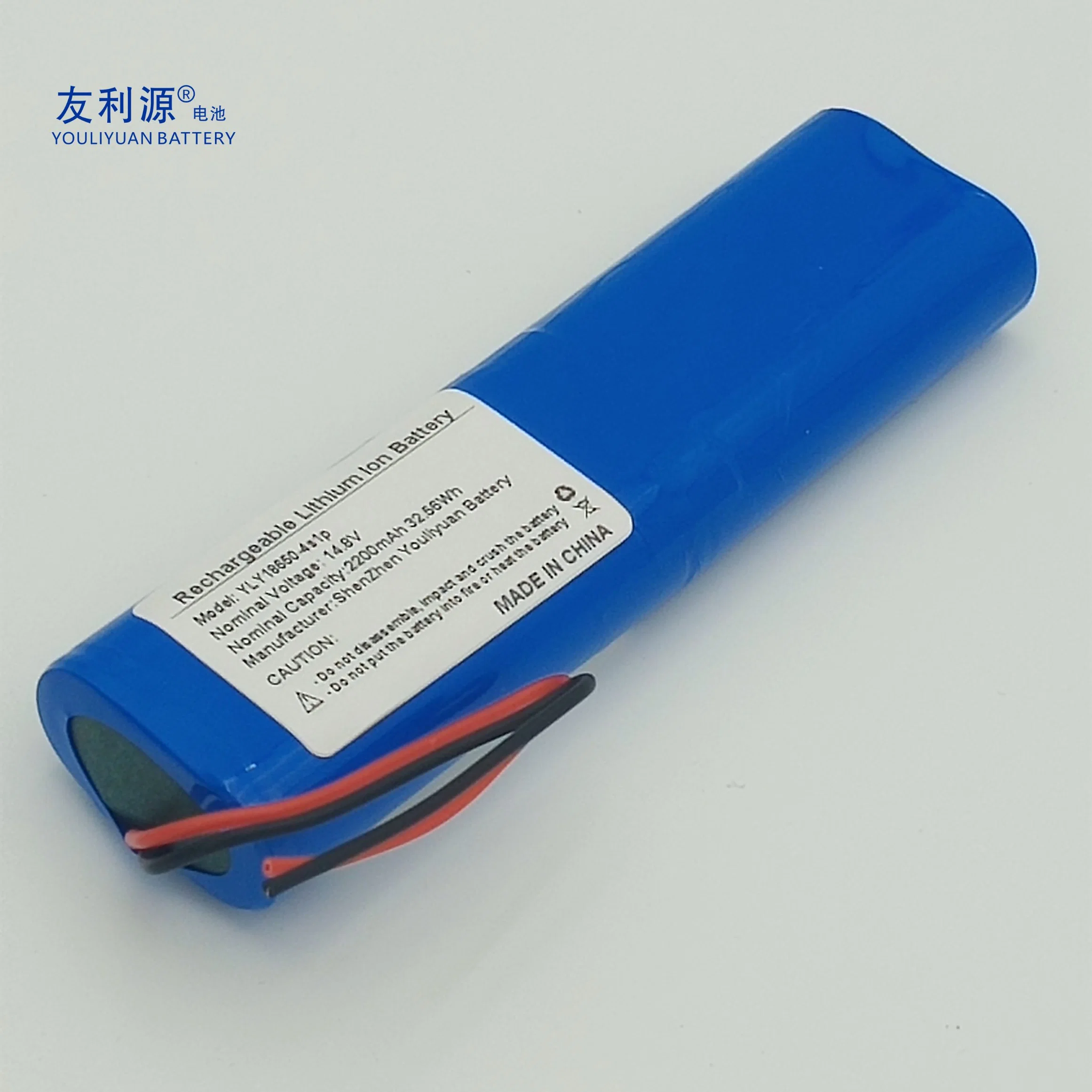 Factory New Product 18650 Cells 4s1p 14.8 V 2200mAh Cordless Power Tools Vacuum Cleaners Li-ion Battery