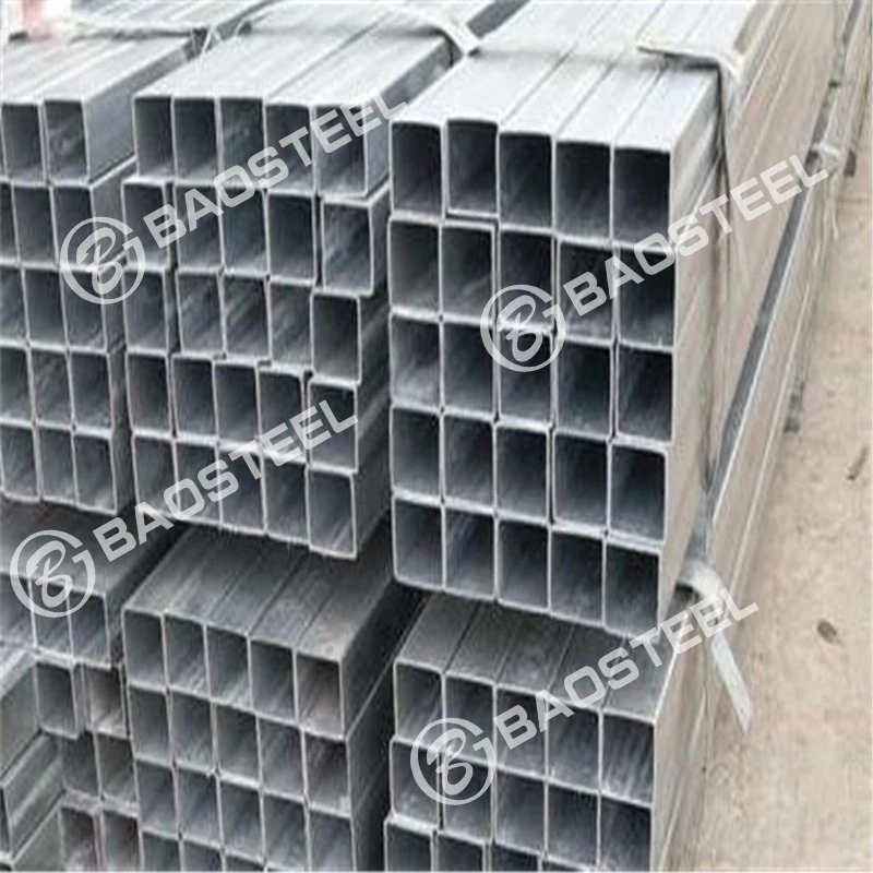 200-400G/M2 Gi S235jrh/S355j2h Pipe Hot Dipped Galvanized Rectangular Steel Tube Gi Pipe Galvanized