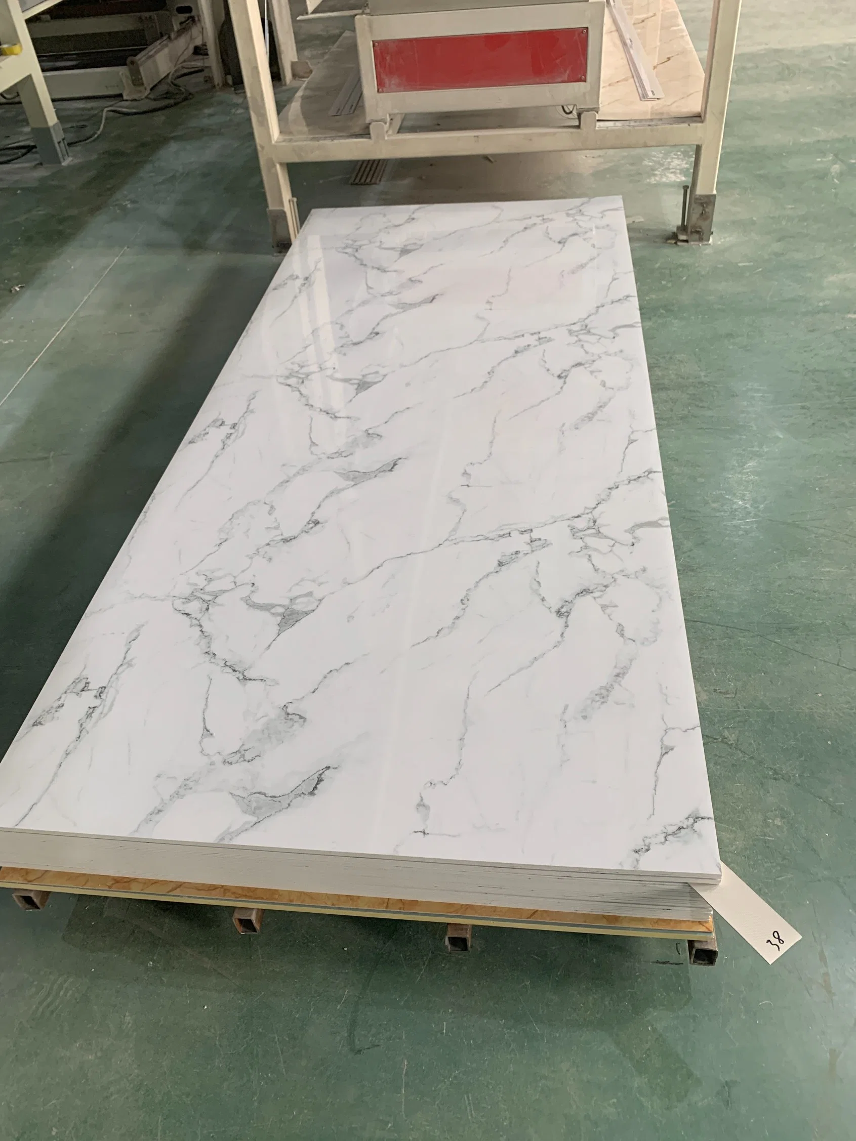 Lighting Material UV Decoration 1220*2440mm 5mm Thickness 32kg PVC Marble Sheet for Laboratory