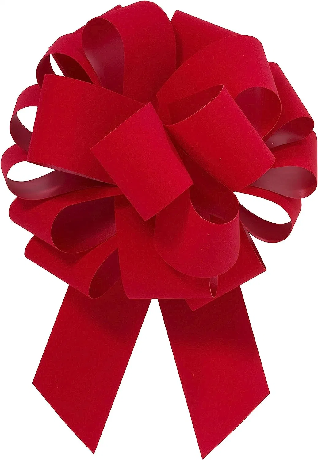 10.5 in Red Velvet Bow