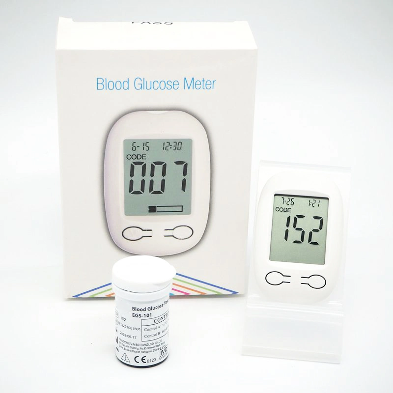 Easy to Operate LCD Screen Digital Large Font Blood Glucose Meter for Quick Reading