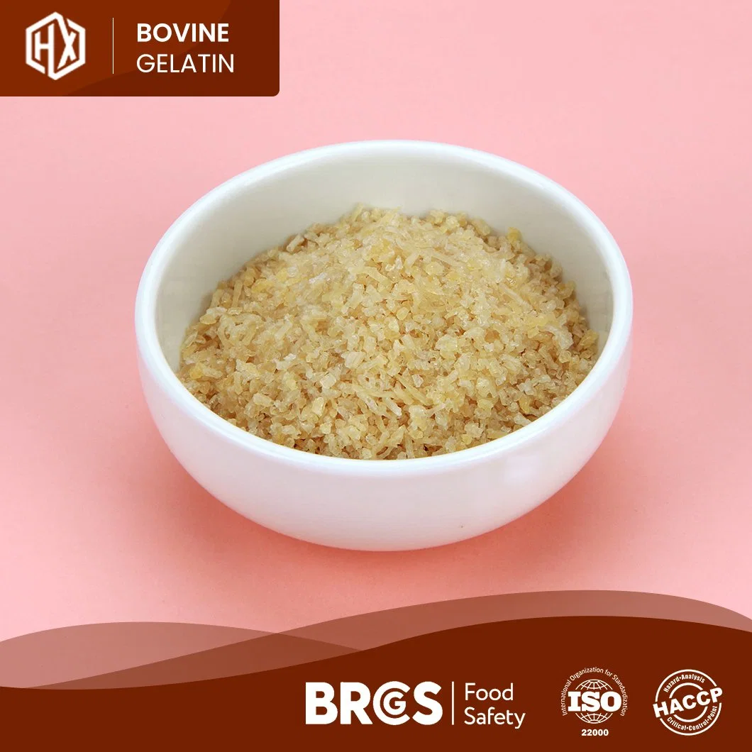 Haoxiang Wholesale/Supplier Custom Food Grade Bovine Skin Gelatin Powder High-Quality Pharma Bovine Skin Gelatin China Supplier Free Sample Bovine Skin Gelatin