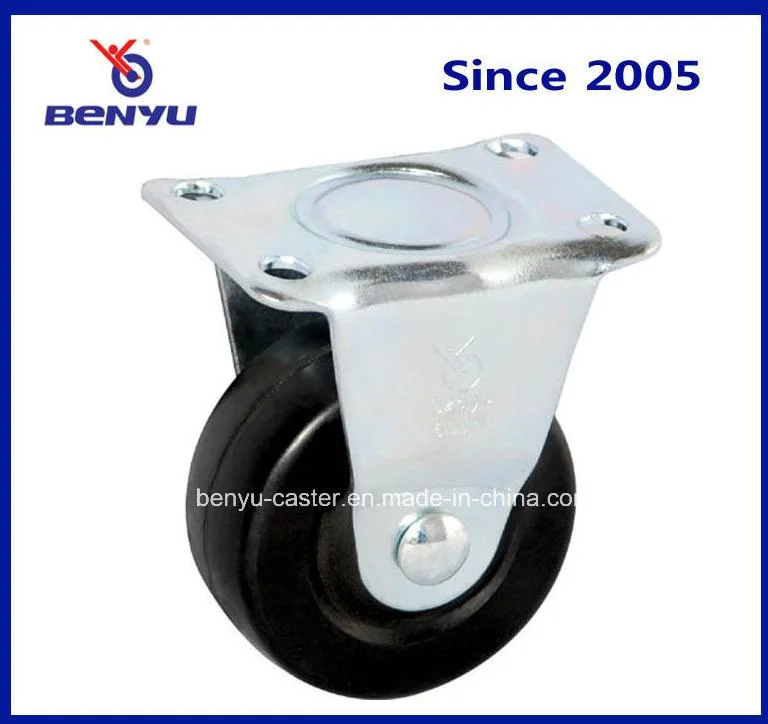 1.5-3 Inch TPU Rubber Light Duty Durable Industrial Swivel Hard Rubber Caster Wheel