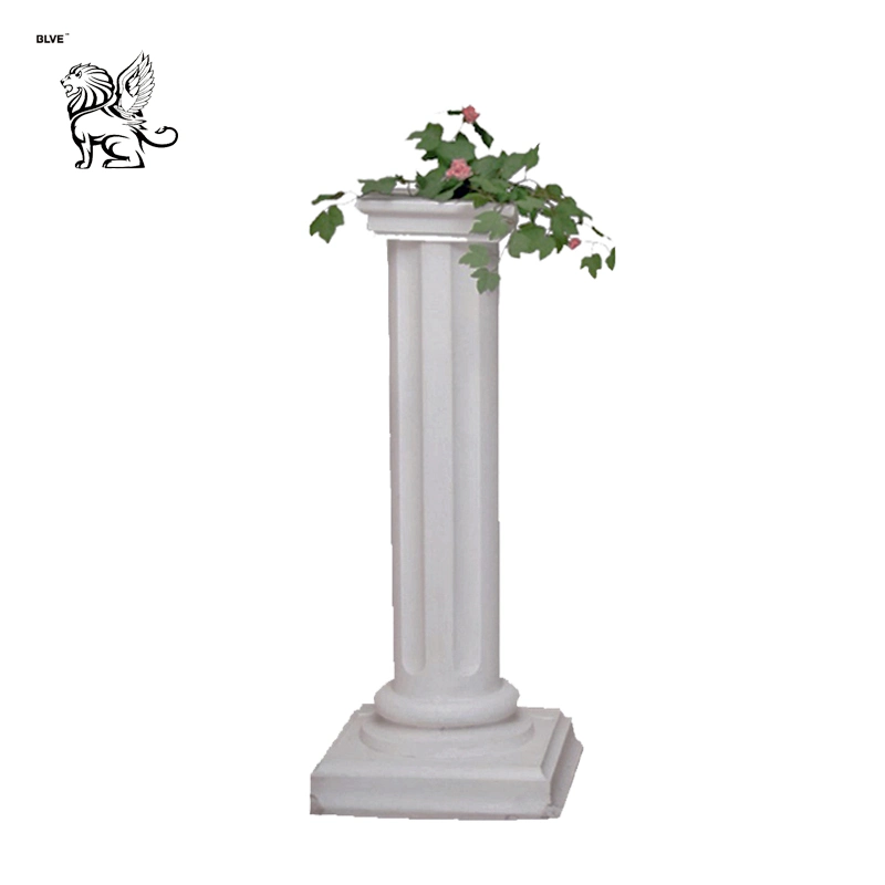 Factory Wholesale/Supplier Greek Popular Wedding Used Pedestal Square Marble Column Mcy-55