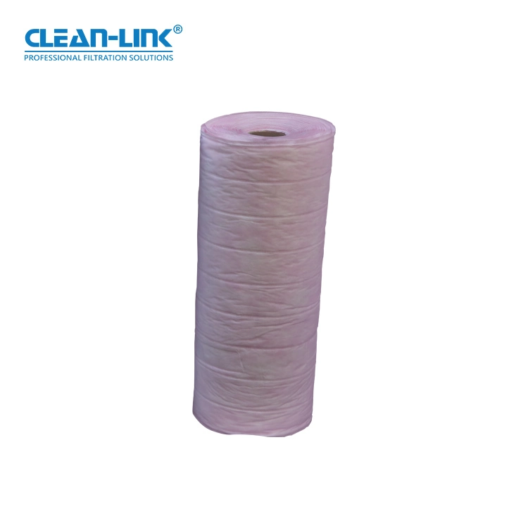 Clean-Link Washable Synthetic Filter Medias / Bag Dust Filter Material for F5 - F8