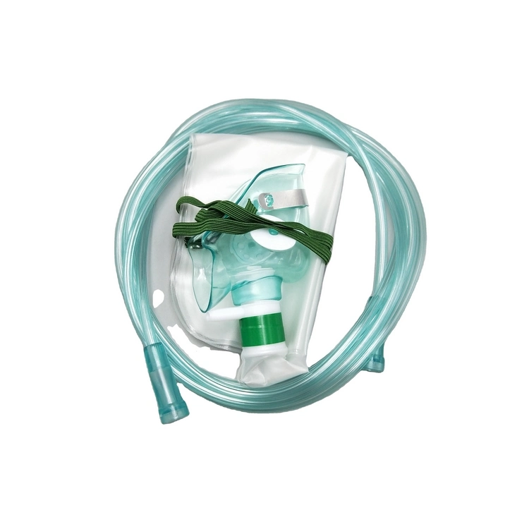 Disposable Sterile Plastic Non Rebreather Adult Children Oxygen Mask with Reservoir Bag CE, ISO