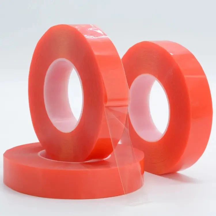 Heat Resistant Erection Customize Fixation Double Sided Pet Tape 30u 1000g