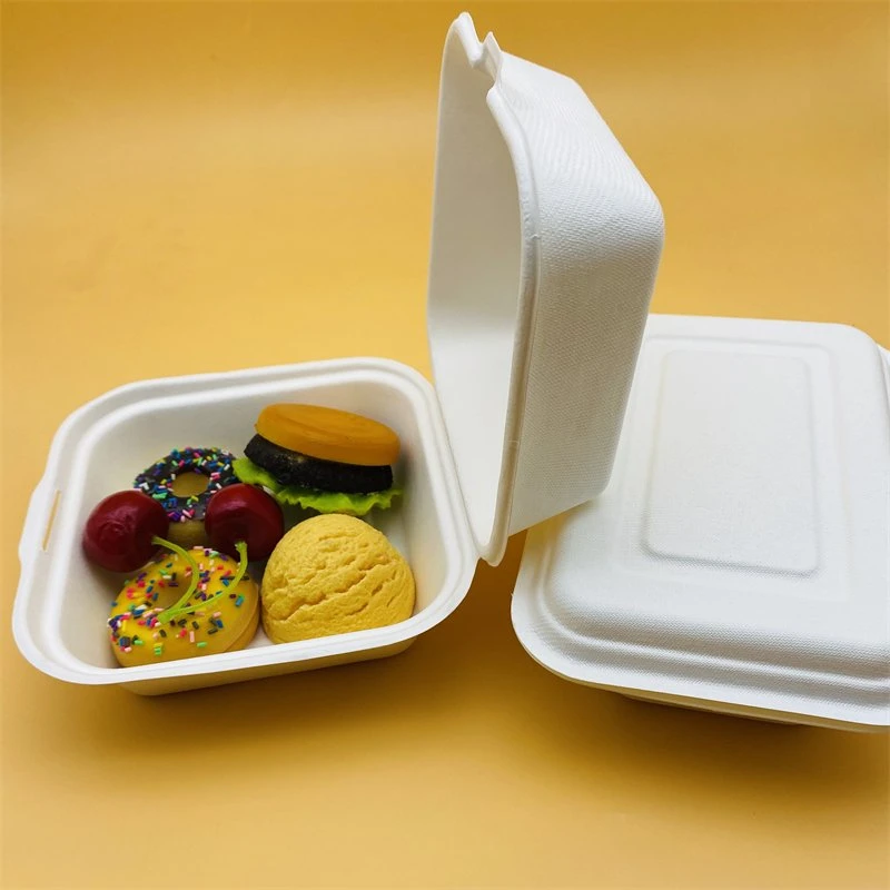 Disposable 6inch Lunch Box Burger Packaging Box