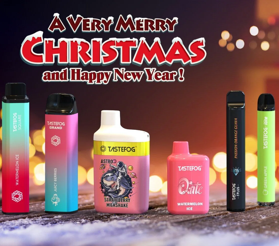 Tastefog Vape Christmas Hot Sale Vape 600 800 1500 2000 3500 7000 Disposable/Chargeable Vape