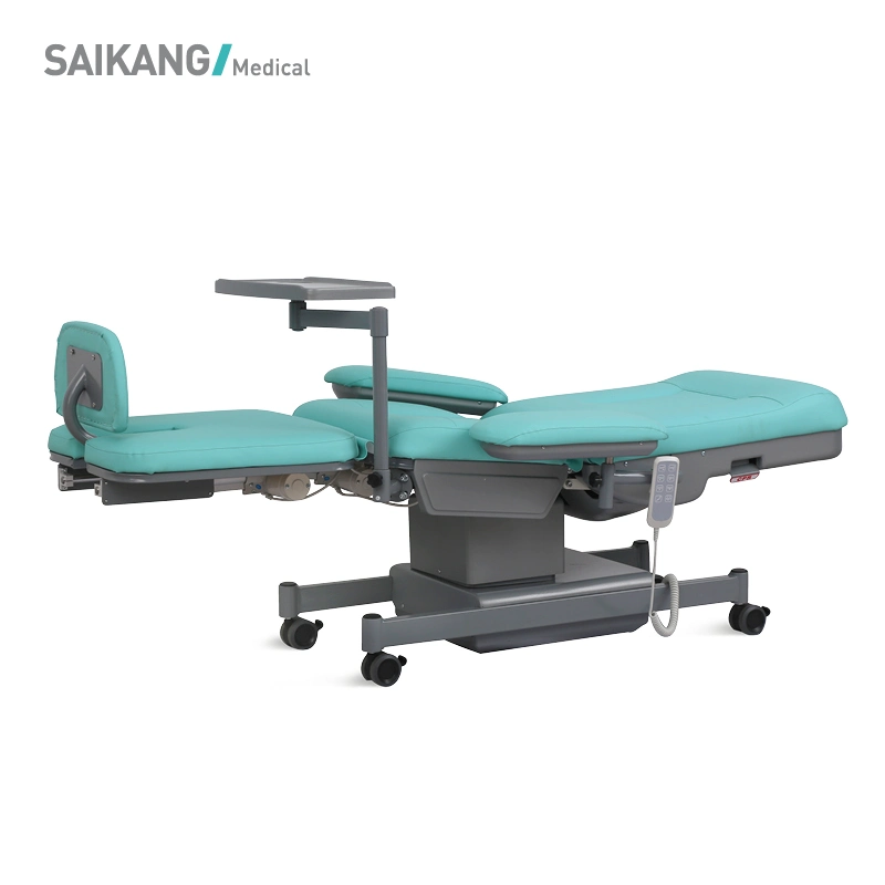 Ske-134 Saikang Factory EEG Chair ECG 3 Function Adjustable Medical Patient Transfusion Electric Dialysis Chair