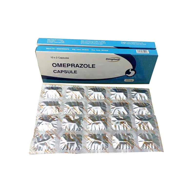 Médicament gastro-intestinal Omeprazole Capsule 20mg /40mg Shinepharm