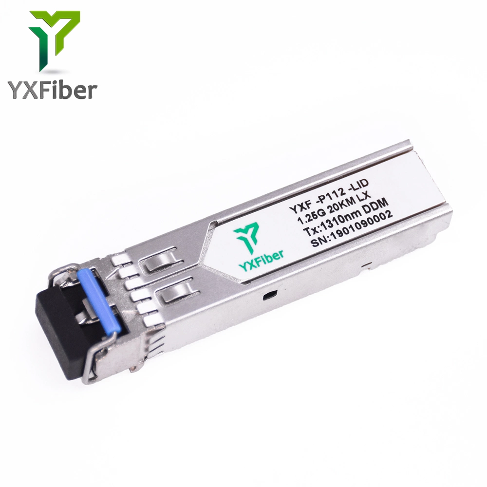 Fiber SFP Optical Transceivers SFP Module Lx 1.25g 20km SMF Duplex LC Fiber Optical Wdm Factory