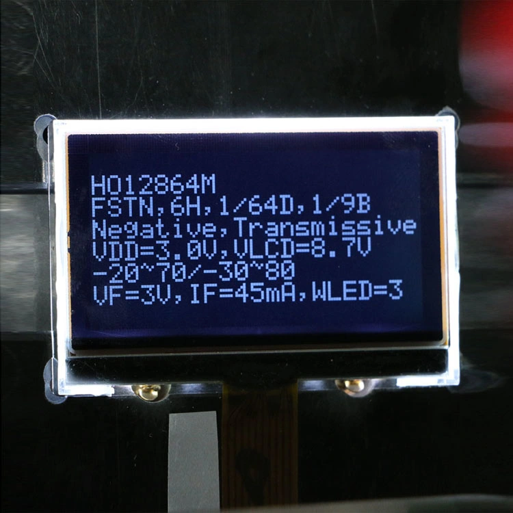 2.4 Inch LCD Monitor Graphic 128X64 Dots St7567 Controller FSTN Cog LCD Display Module