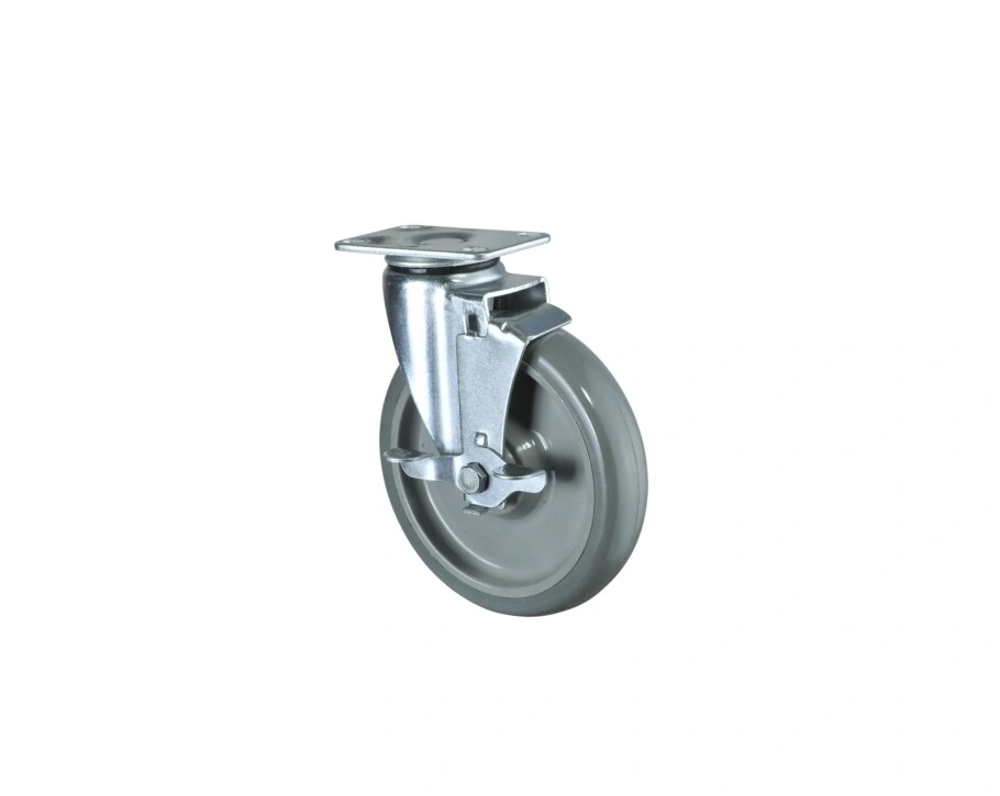 3inch Medium Duty Castor Polypropylene Wheels with Side Brake