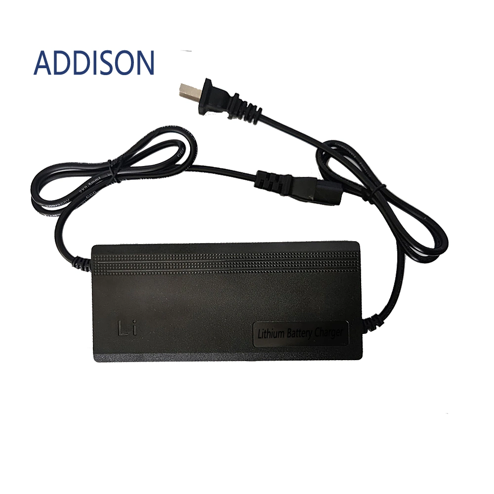 Addison 150W 16s 48V 58.4V 2.5A Plastic LiFePO4 Battery Charger for Electric Ebik Scooter Motor Wheel Chair