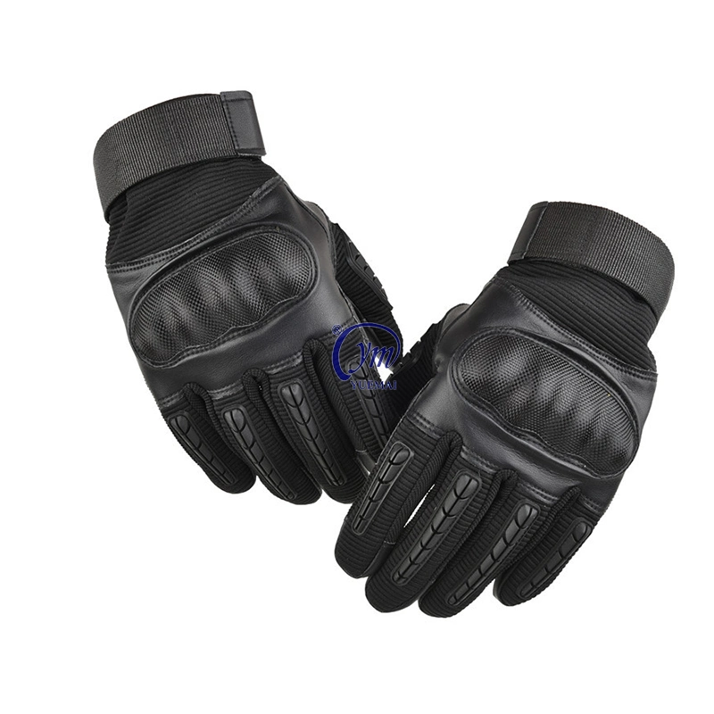 Full-Finger Leather Military Combat Tactical Gloves