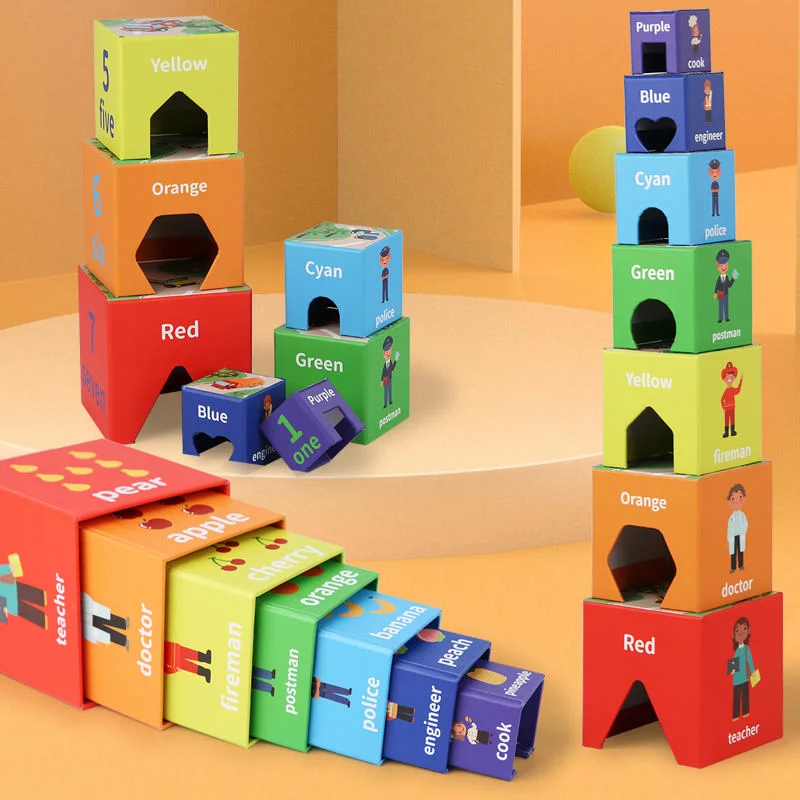 Wooden Big Game Cube Montesori Children′ S Educational Toys