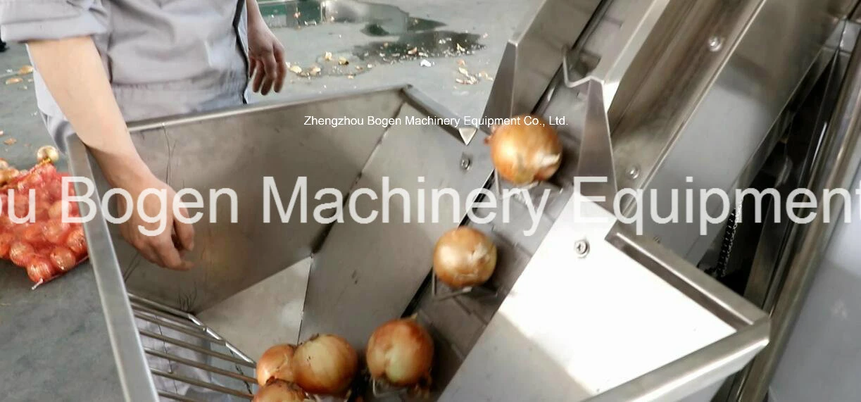 Máquina automática de pelando la cebolla con CE
