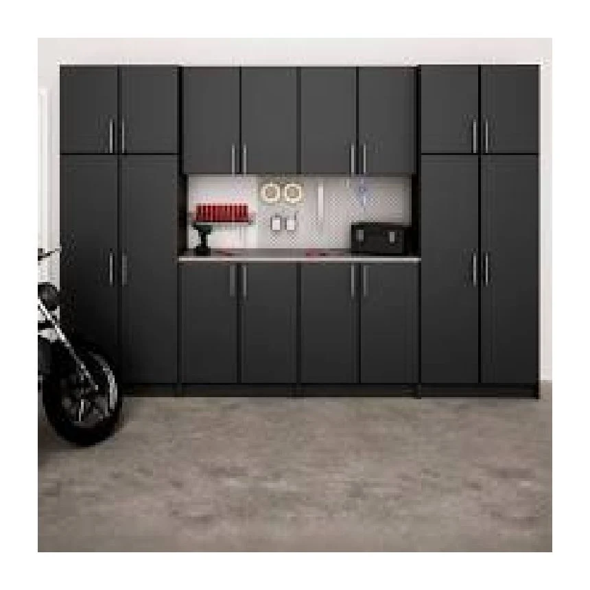 Conjunto de armários de cozinha Melamine com design moderno e mobiliário de casa