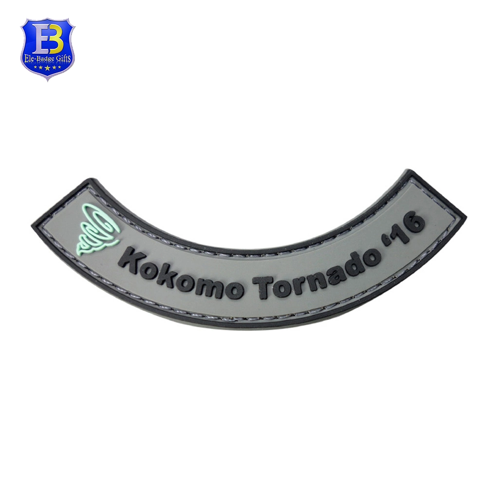 OEM Cheap Custom 3D Logo Name Garment Soft Rubber Embossed Rubber PVC Label Patches