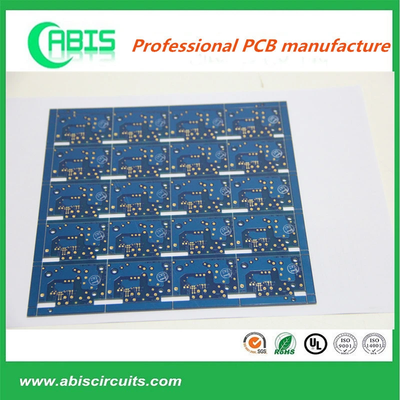 Multi Layers Electronics PCB Printed Circuits Board Made of Fr4 Tg150 with 2 U" Enig in Blue Ink