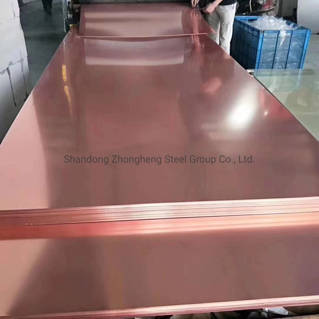 4X8 Copper Sheet Customized 99.9% 0.3mm 0.5mm 4mm Thick Pure Flexible Copper Sheet