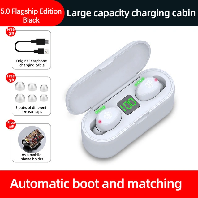 Display Charge Box Earphone with Powerbank Mobile Phone Charging for Charging Cabin - Portable Phone Holder, Supporting Horizontal and Vertical Placement,