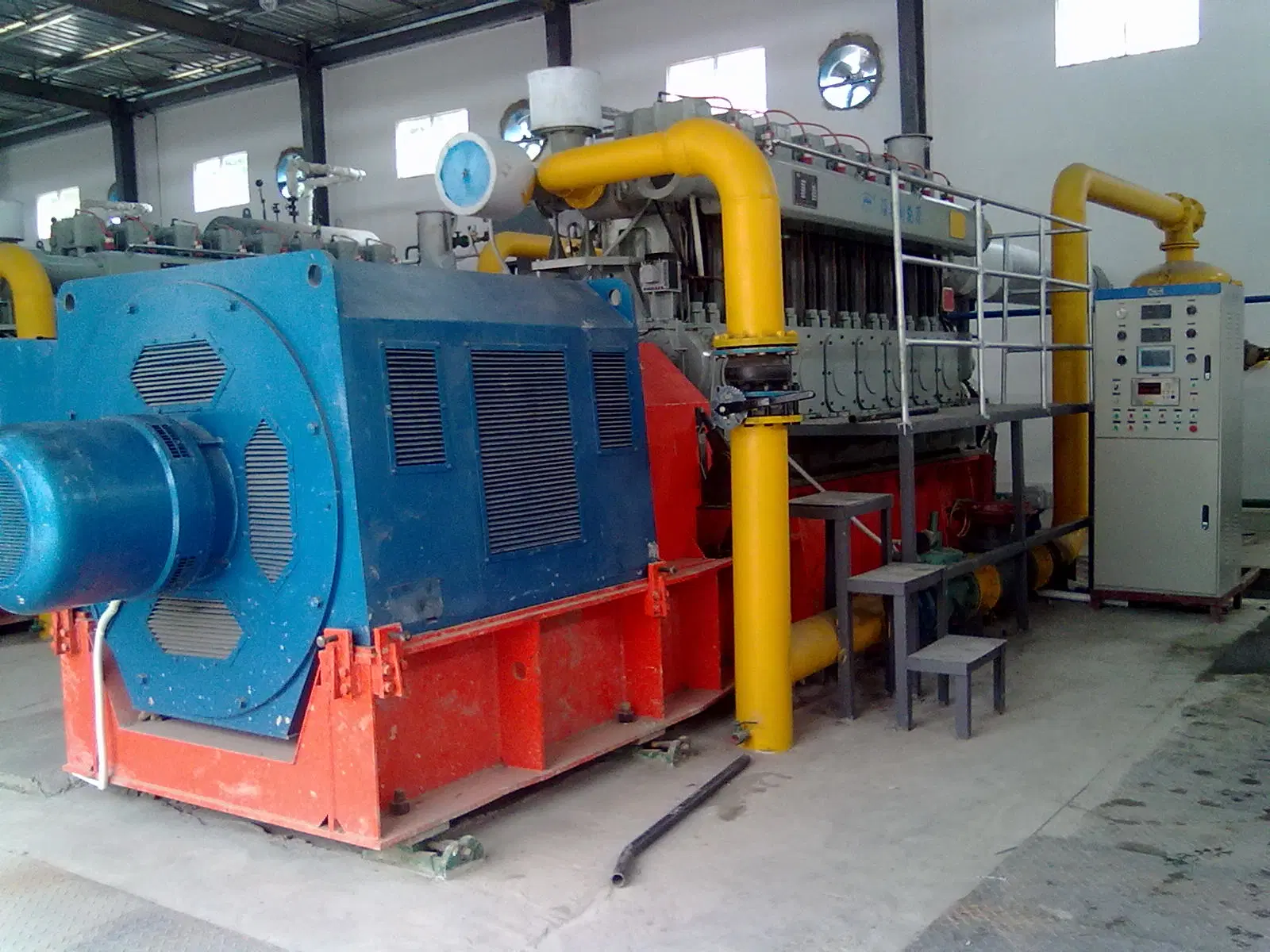 SGS Ce 900kw Coke Oven Gas Generator Plant with Exhaust Boiler