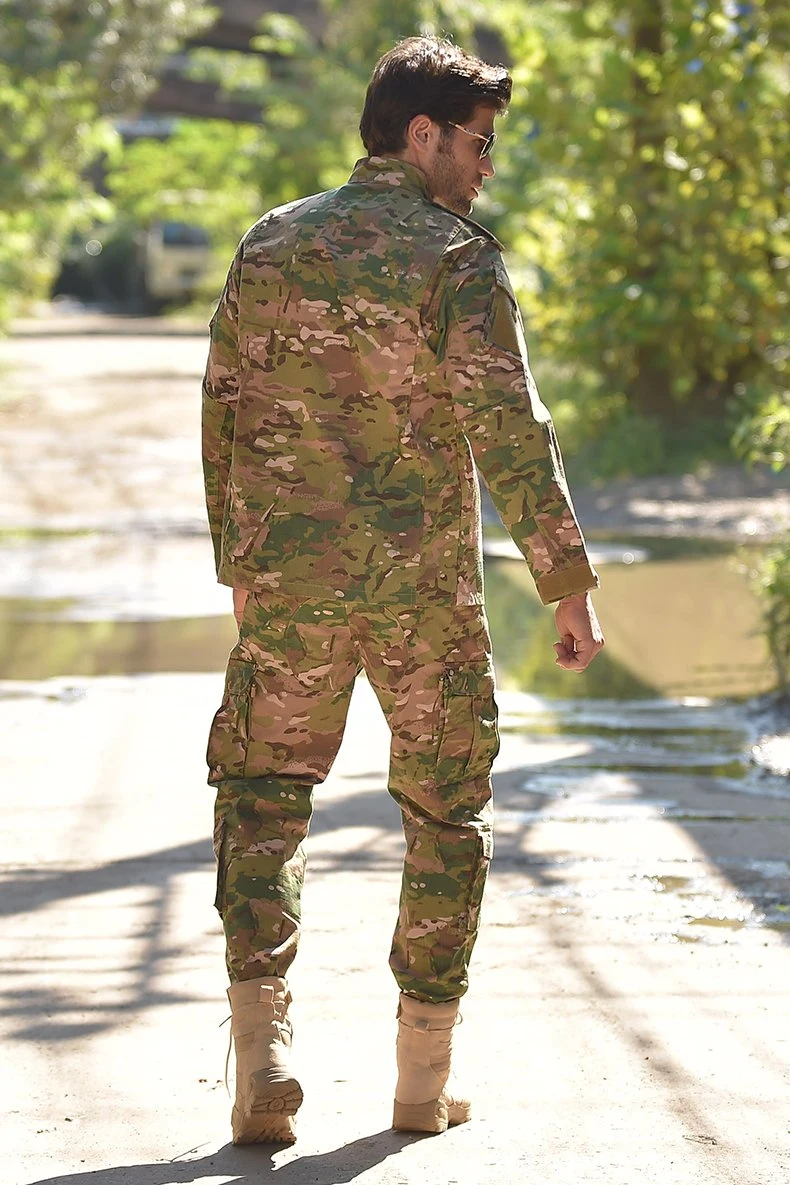 Vestuário de combate táctico uniforme ACU para atacado uniforme Camo Security Guard uniforme Fato