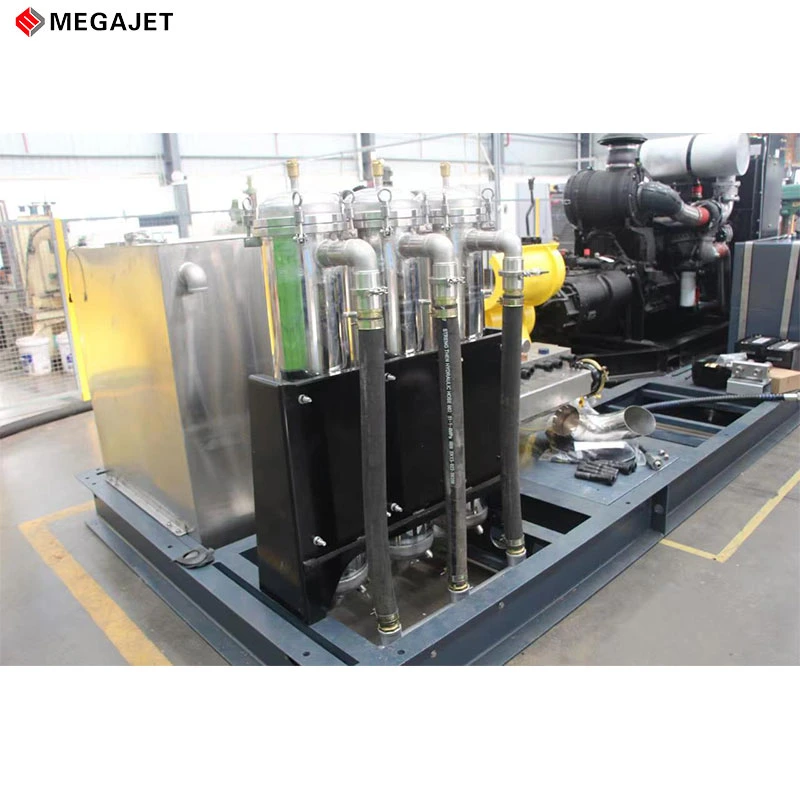 150 L/min. Limpiador de alta presión accionado por diesel Limpieza industrial de agua Máquina