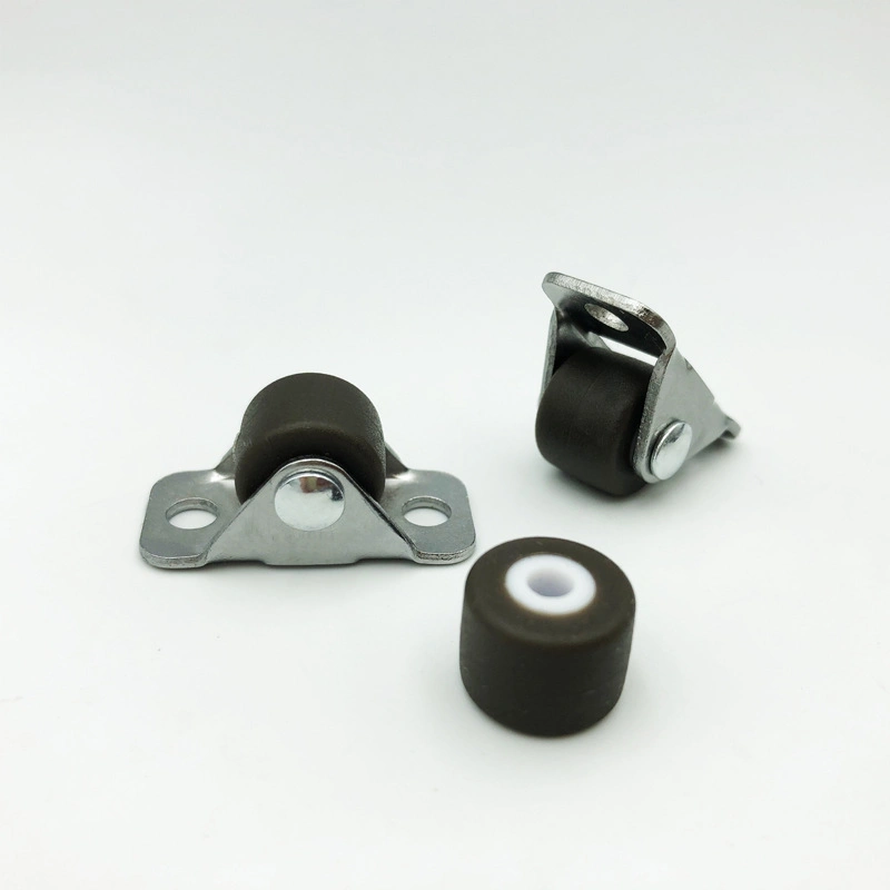 Swivel Caster with Elastic Rubber Wheel