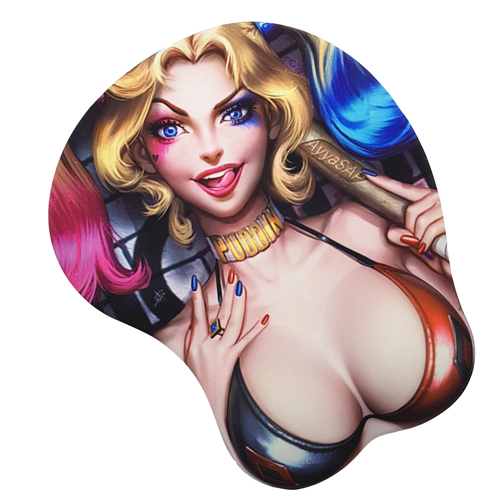 China Supplier Custom Full Sexy Photos Girls 3D Sexy Girl Big Breast Mouse Pad for Boy