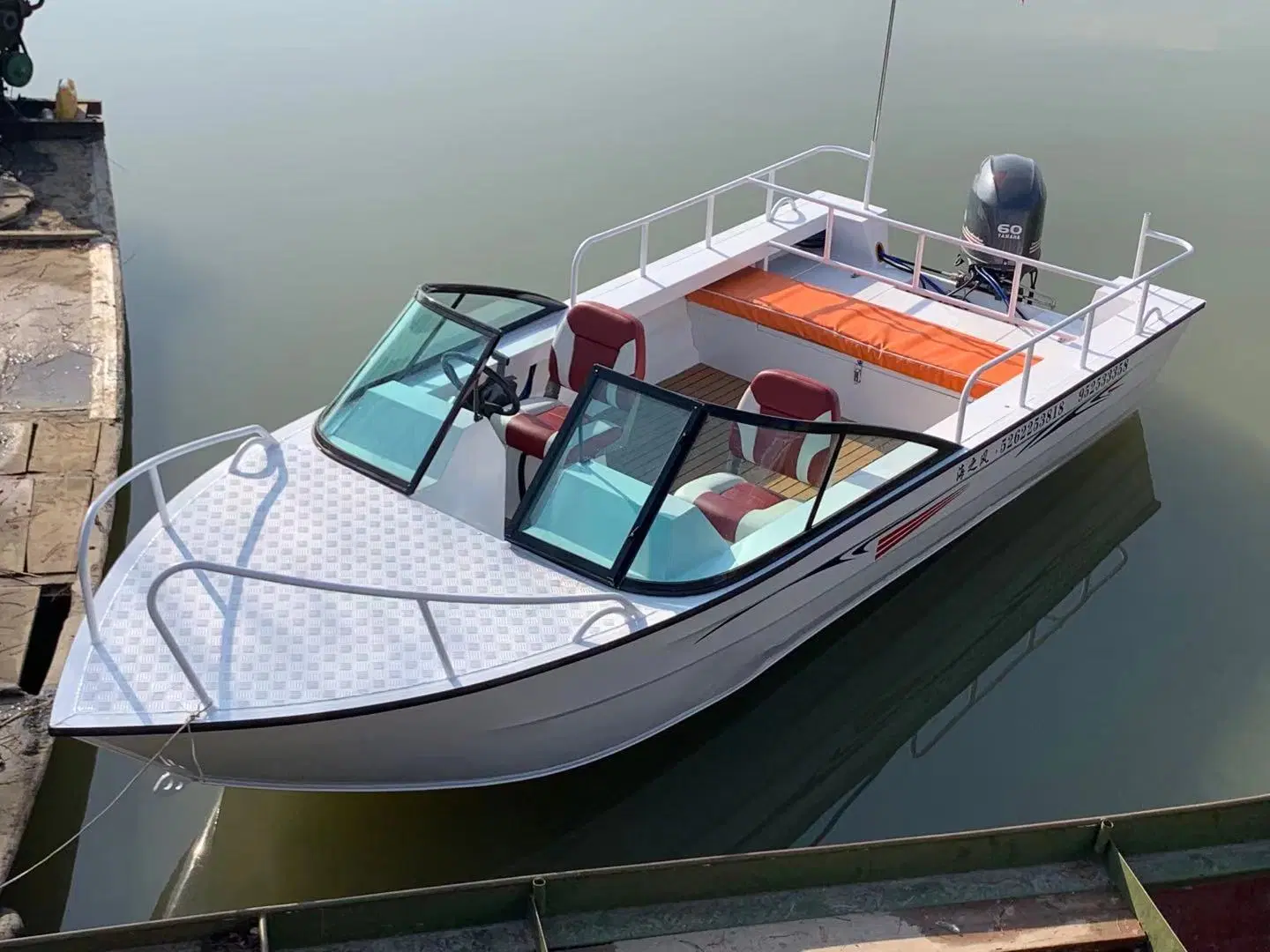 Neues Design 5,28 Langes Aluminium-Schnellboot Yacht Angelboot Hoch Geschwindigkeit