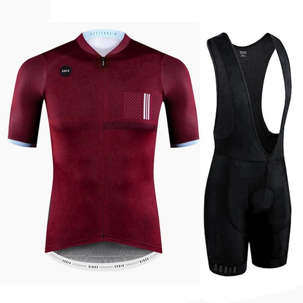 Les OEM Équipe Quick Dry Mens Set impression en sublimation maillot cycliste vêtements cycliste haut Shirt d'usure de vélo