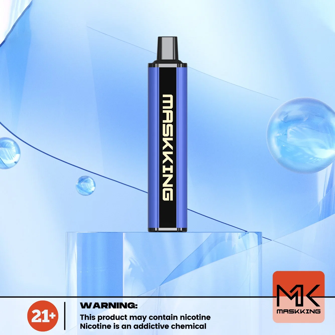 Jus d'8.5ml Maskking Vape jetables Pod Super CC 2500 bouffées de cigarette électronique