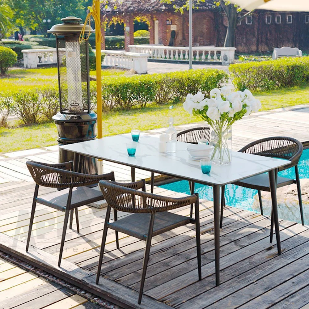 Casual Style Garden Table Chair Combination Outdoor Rattan Furniture Set Wholesale/Supplier