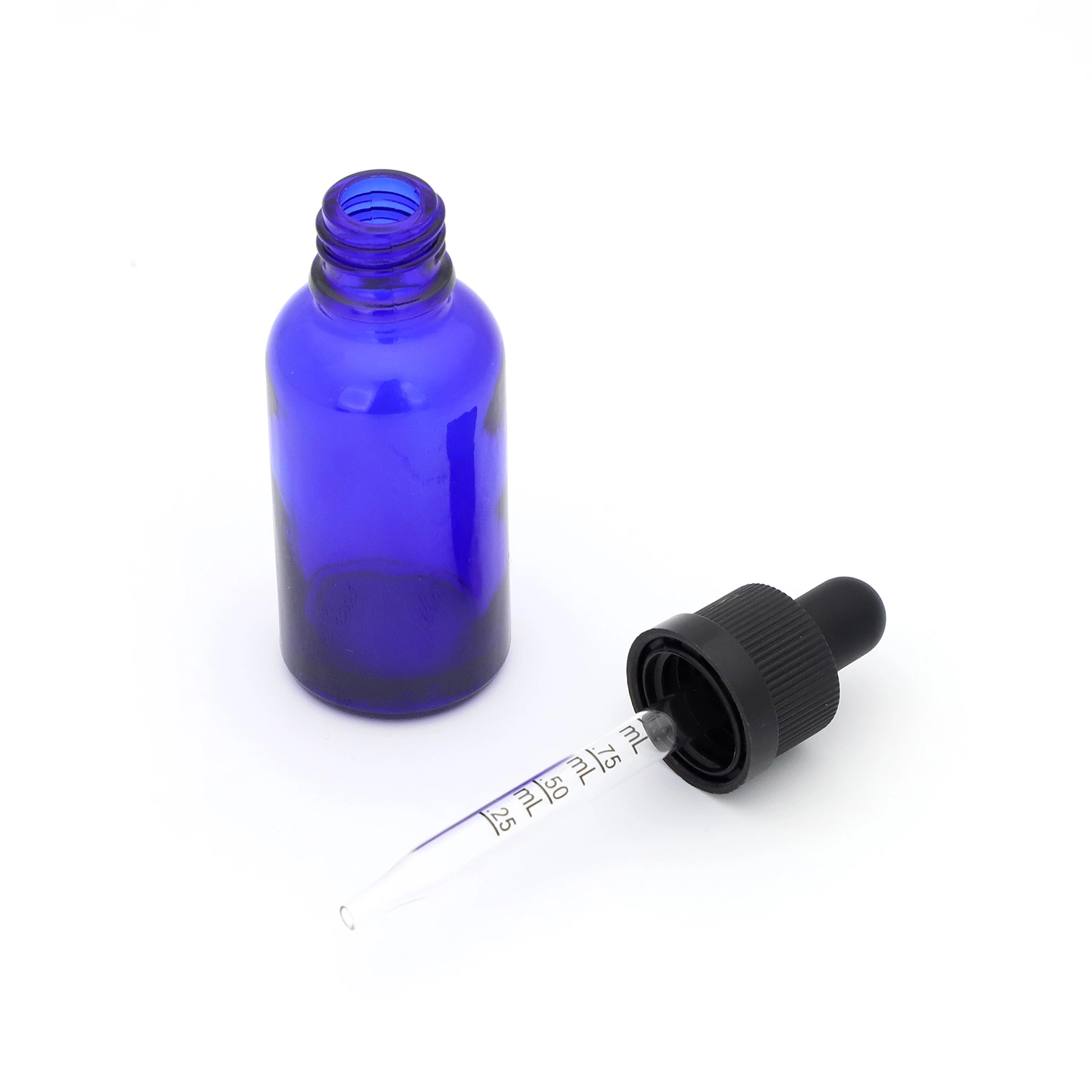 Blue Glass Essential Oil Dropper Bottle Glass Packaging