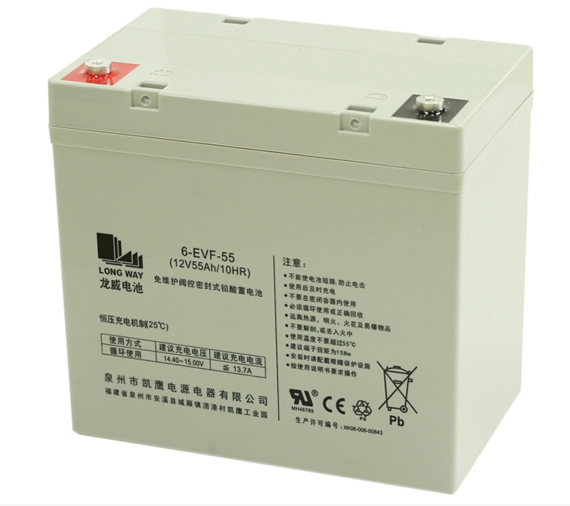 6-Evf-55 (12V55AH/10HR) Deep Cycle Battery