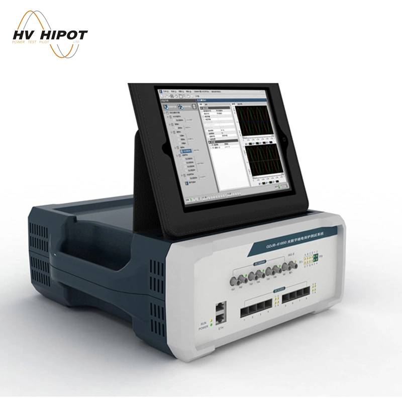 HVHIPOT IEC Standards 61850 Optical Digital Relay Protection Tester Factory Price