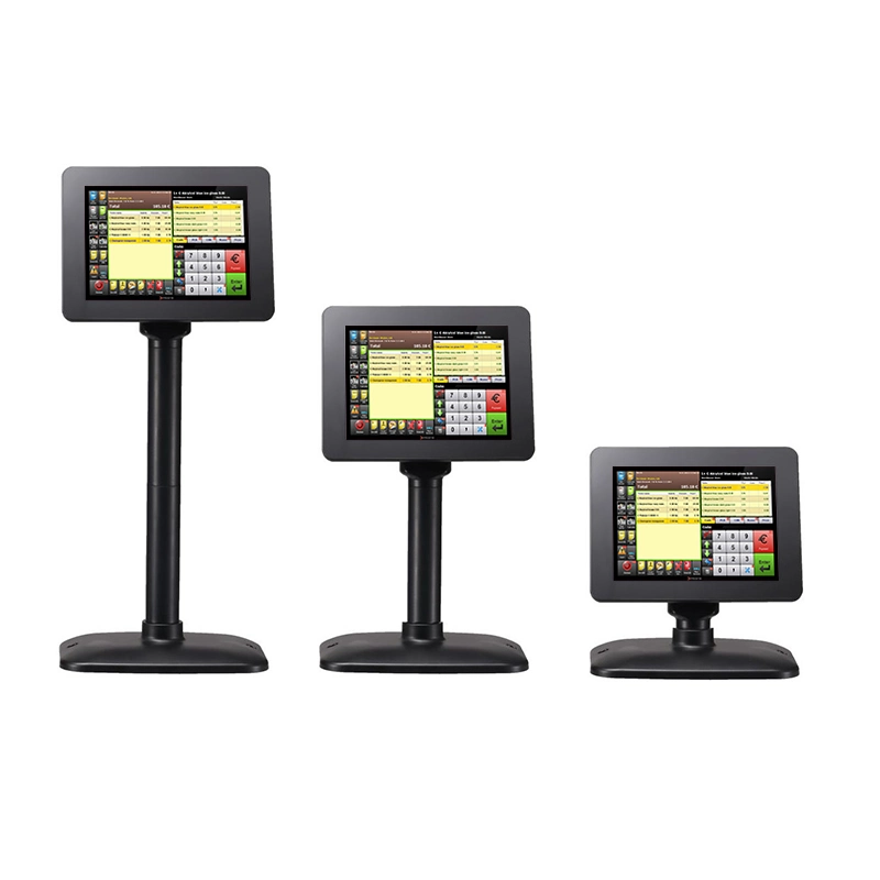 Écran numérique LCD/LED USB POS système monté sur poteau ou Affichage client caissier de bureau