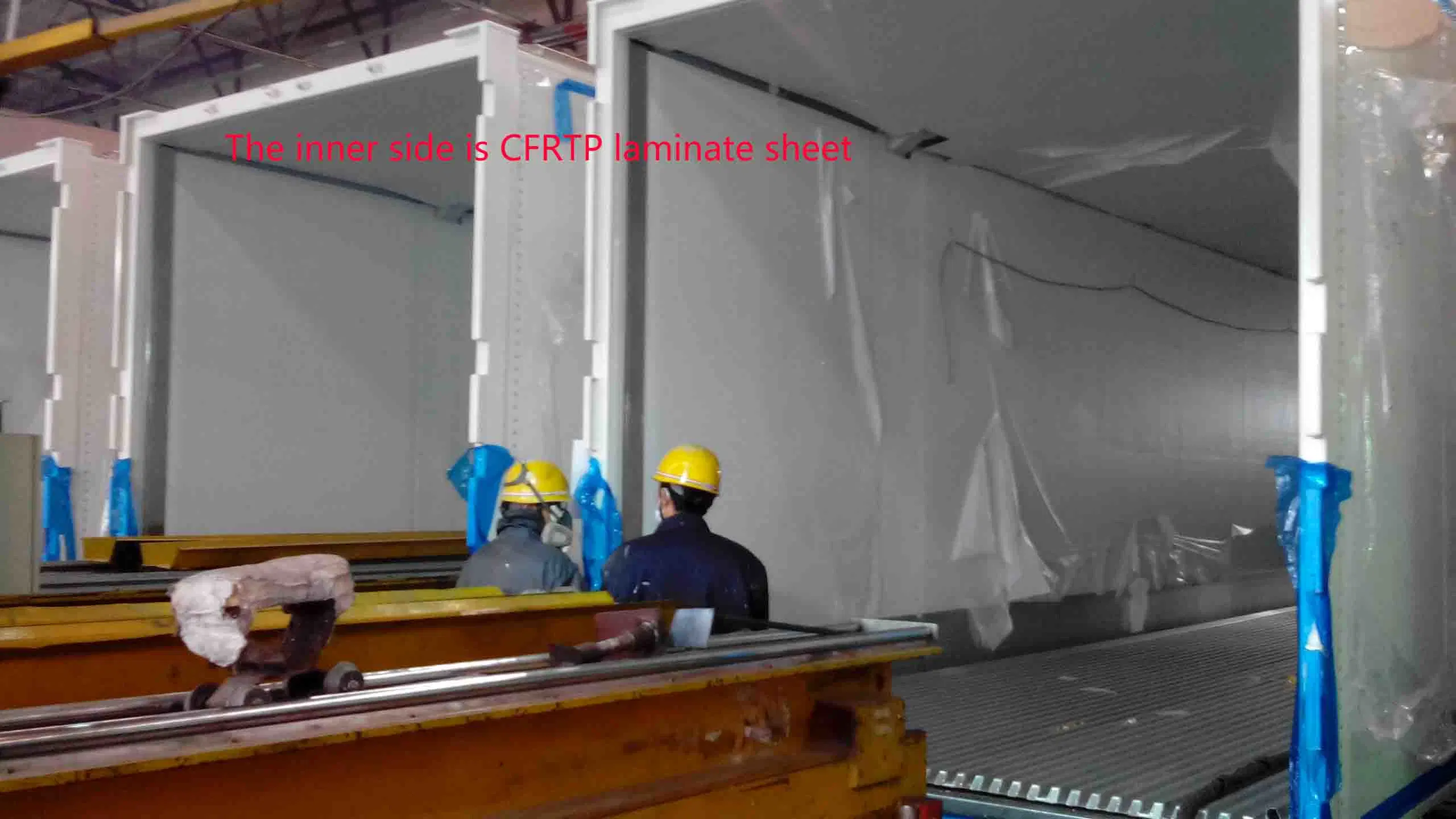 Isotank Chemical Liquid Transportation Fiberglass Cladding Cfrp Flat Panel Cfrtp Sheet