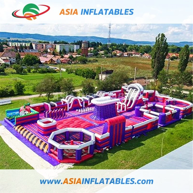 Indoor Inflatable Theme Park Bouncer Slide Trampoline Park for Kids