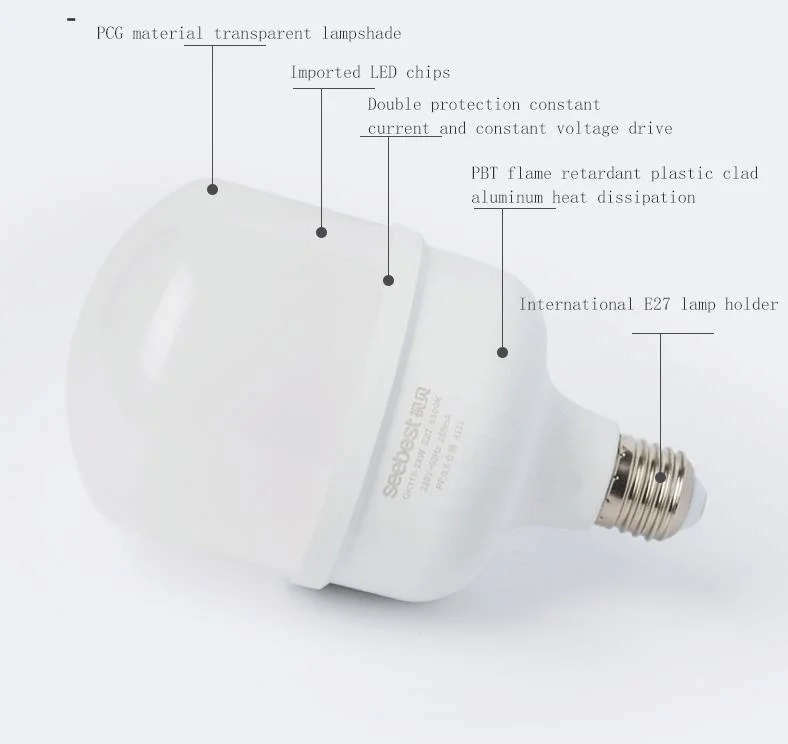 OEM High Lumen Energy Saving E27 LED Light Bulb Lamp