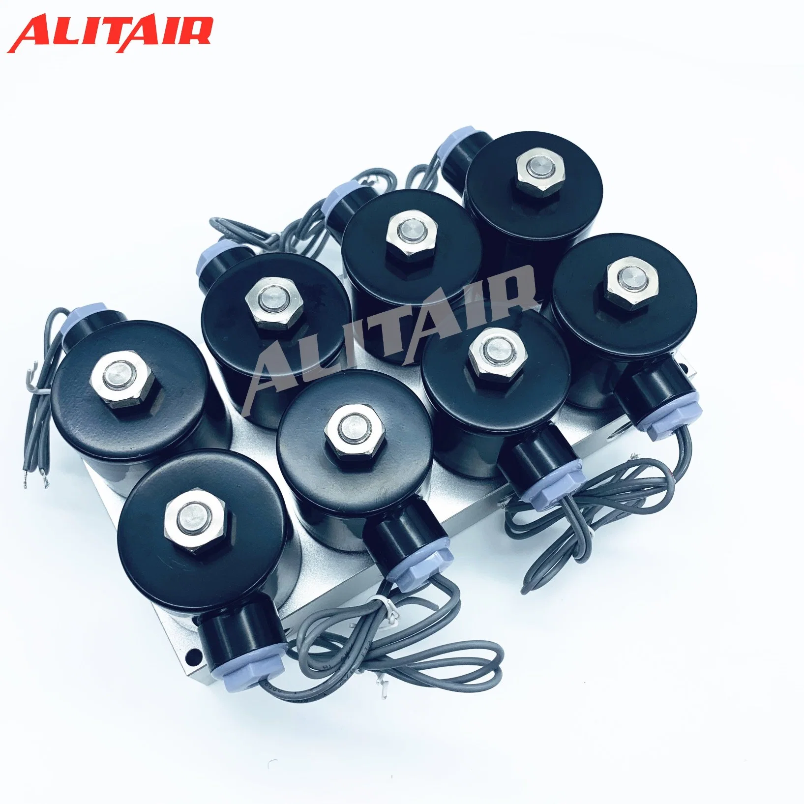 4 Way Manifold Block Air Bag Shock Spring Suspension Parts Air Suspension Control Valves for Truck Trailer